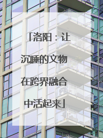 洛阳：让沉睡的文物在跨界融合中活起来